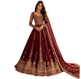 Royal Crimson Lehenga